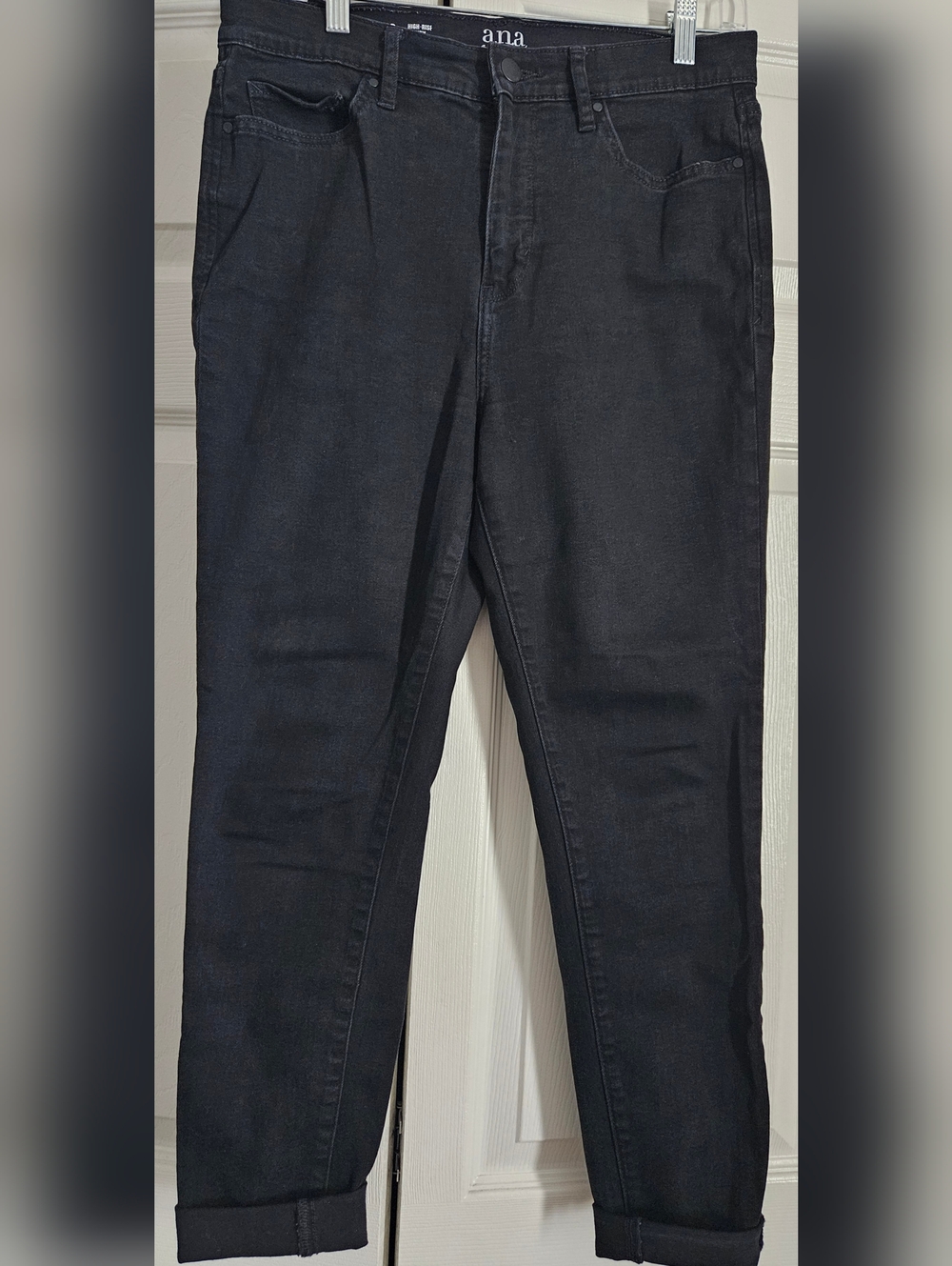 a.n.a Black Slim Straight Jeans